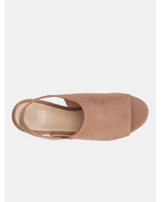 Eileen Fisher Multicolor Leigh Tumbled Nubuck Slingback Sandal