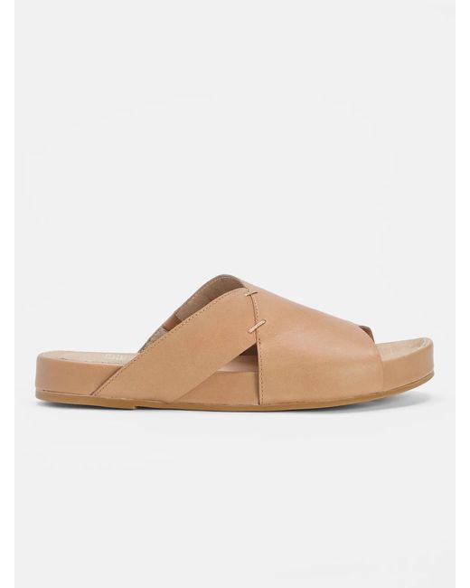 KARL LAGERFELD Women's Cristi Bow Slide Sandals - Cushioned Insole Flat Sandals
