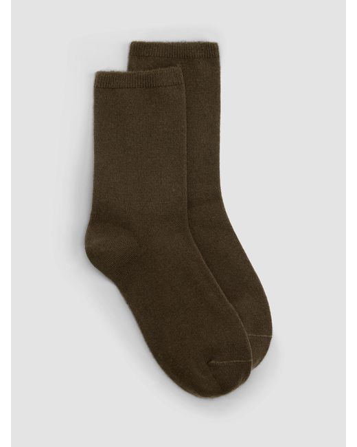 Eileen Fisher Green Cozy Recycled Nylon Trouser Sock