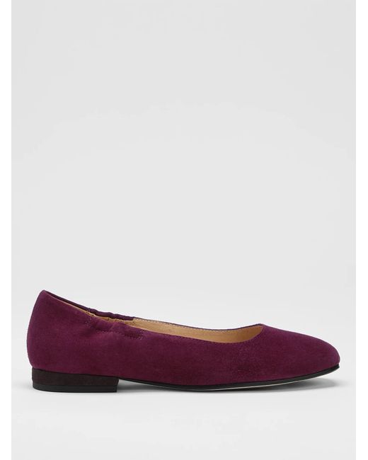 Eileen Fisher Purple Selle Suede Ballet Flat