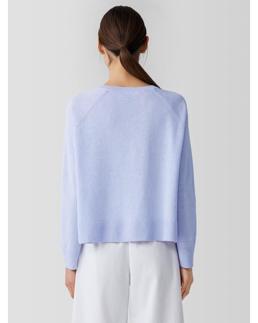 Eileen fisher organic linen sweater hot sale
