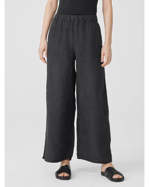 Eileen fisher deals black linen pants