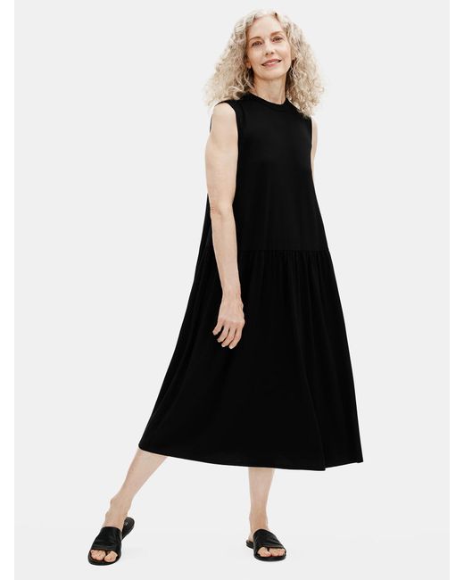 drop waist long sleeve mini dress Black Long Sleeve Mini Dress With Floral Embroidery main image 1