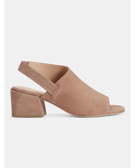 Eileen Fisher Multicolor Leigh Tumbled Nubuck Slingback Sandal