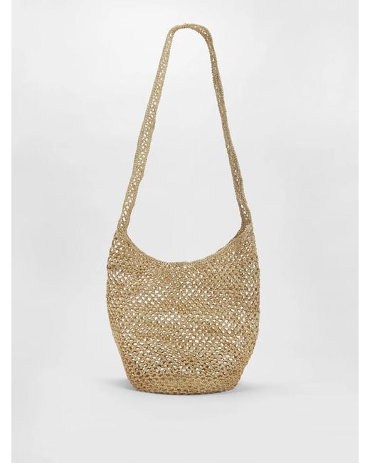 Eileen Fisher White Mar Y Sol For Raffia Tote