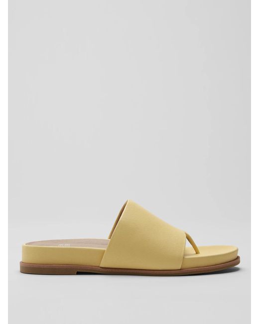 Eileen Fisher Metallic Duet Tumbled Leather Sandal