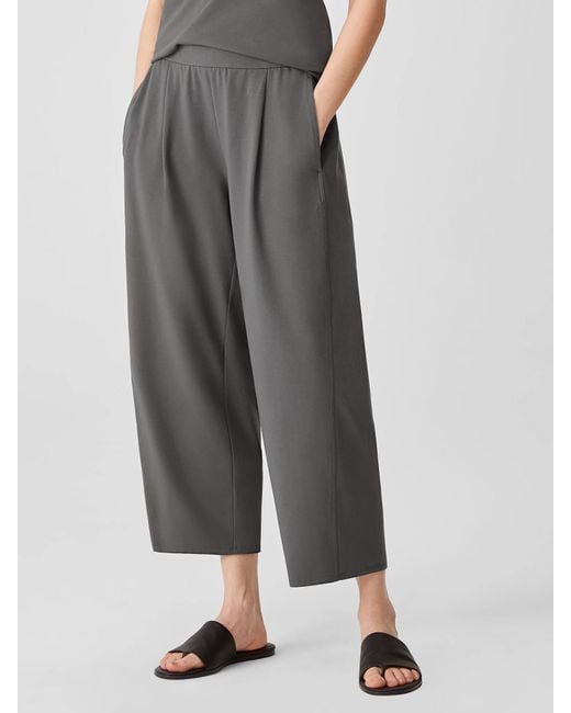 Eileen Fisher Traceable Cotton Jersey Lantern Pant In Gray Lyst eileen-fisher-traceable-cotton-jersey-lantern-pant-in-gray-lyst