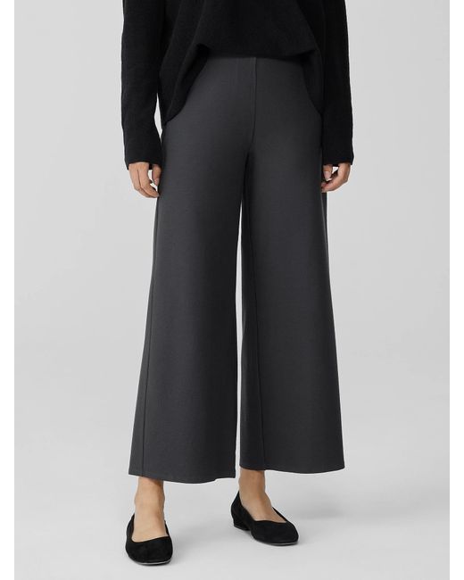 Eileen fisher washable crepe straight leg pants cheap