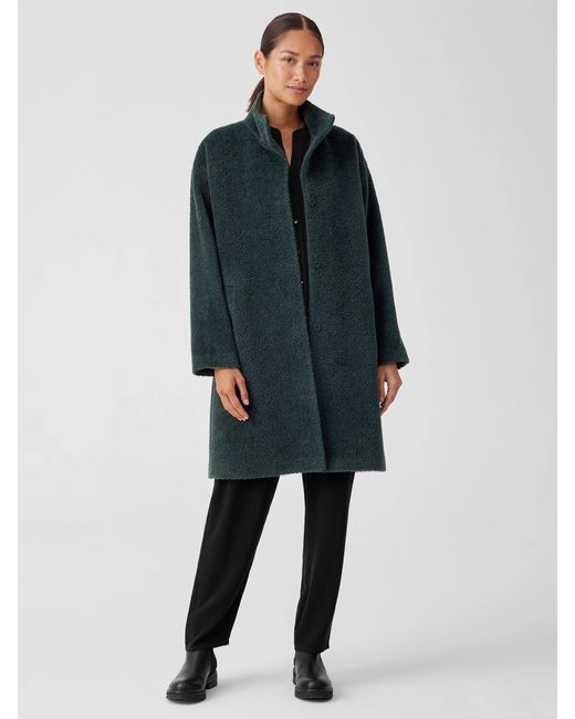 Eileen fisher sheared alpaca short jacket hotsell