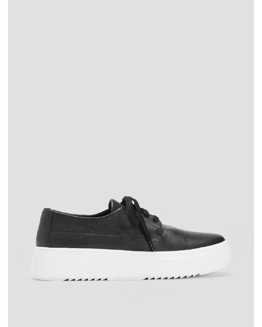 Eileen Fisher Prop Leather Sneaker Lyst