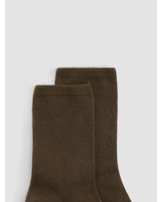 Eileen Fisher Green Cozy Recycled Nylon Trouser Sock