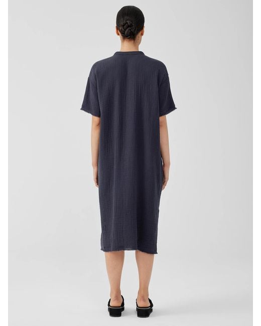 Eileen fisher top gauze dress