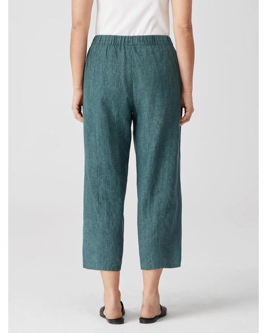 Eileen Fisher Women's Green Washed Organic Linen Delave Lantern Pant -  www.rajagirimanappuram.com