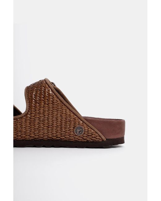 Birkenstock Arizona Il Dolce Far Niente Raffia Brown Sandal in Brown for Men - Lyst