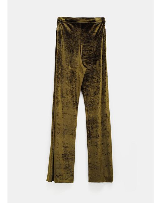 Chloe velvet trousers - Gem