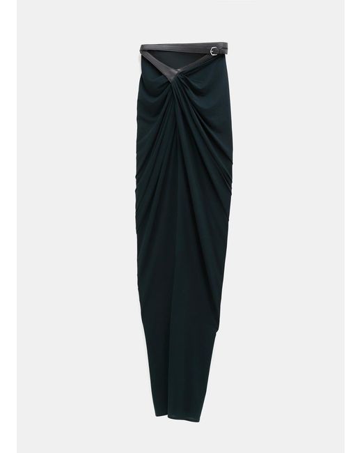 Alaïa Draped Skirt in Black | Lyst Canada