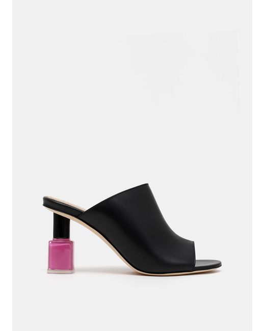 Loewe Nail Polish Shaped Heels Sandals in White Lyst