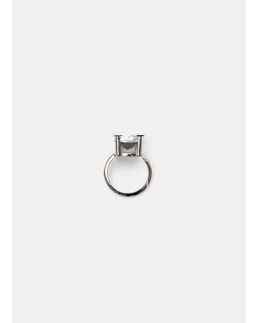 Givenchy 4g Claw Ring With Crystal in Metallic | Lyst