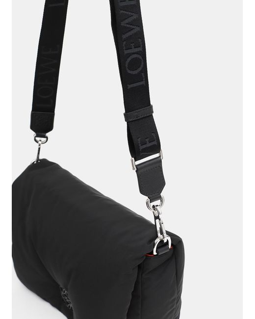 Goya Medium Leather Shoulder Bag in Black - Loewe