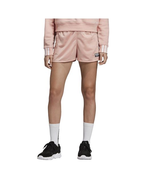 adidas Originals Synthetic Shorts in Pink - Lyst