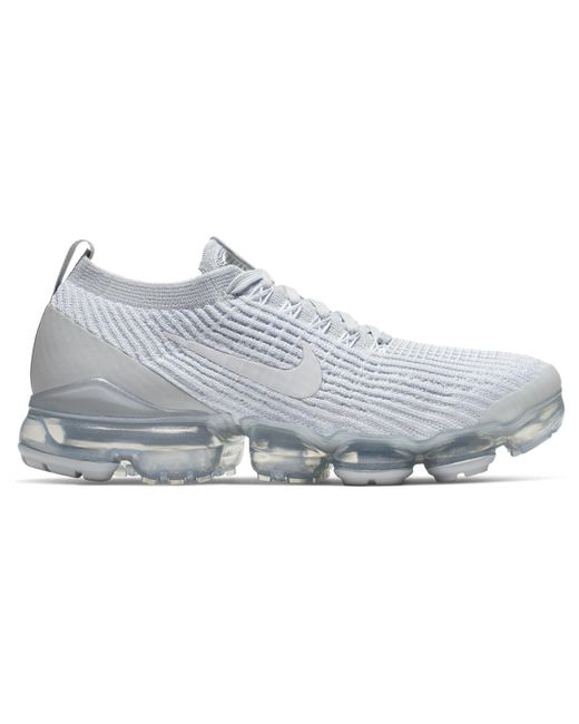 Nike Air Vapormax Flyknit 3 Casual Trainers in Grey (Gray) - Lyst