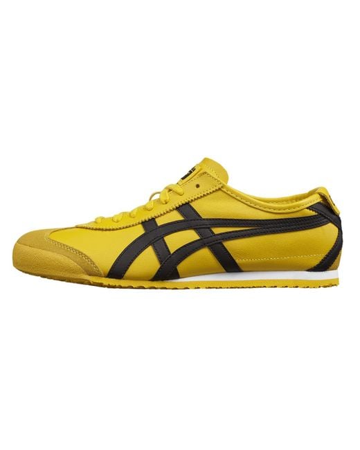 Onitsuka Tiger Leather Mexico 66 Casual Trainers in Yellow - Lyst