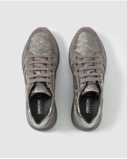 geox grey trainers