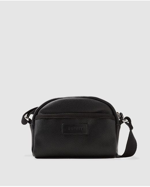 Esprit Wo Black Mini Crossbody Bag With A Long Adjustable Strap in Black | Lyst