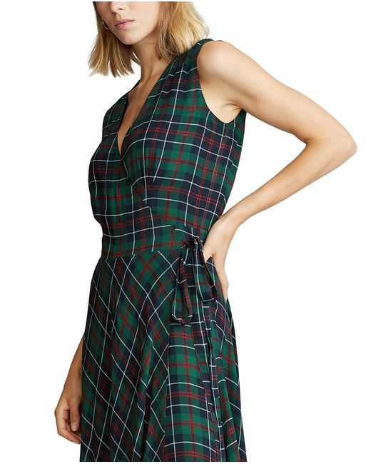 ralph lauren plaid dress women