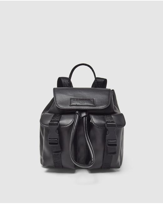 women's mini black backpack