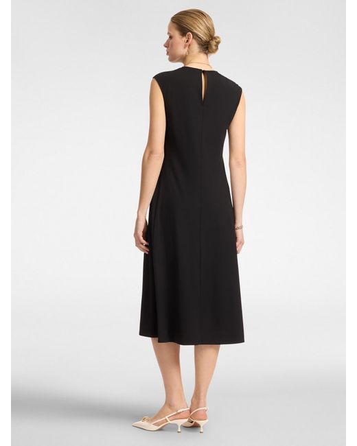 Abito longuette in jersey di Elena Miro in Black