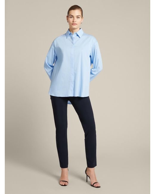 Pantaloni slim in jersey Sensitive® di Elena Miro in Blue