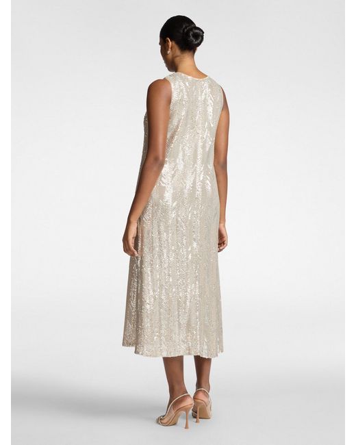 Abito in tulle con paillettes di Elena Miro in White