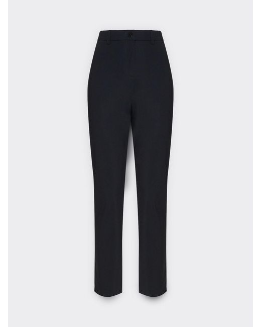 Pantaloni chinos in jersey di Elena Miro in Black