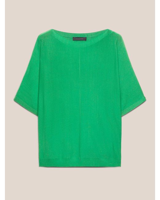 T-shirt in tricot di Elena Miro in Green