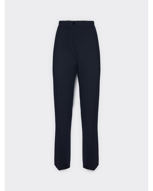 Pantaloni in punto Milano di Elena Miro in Blue