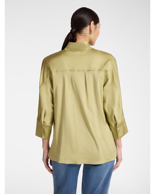 Camicia in raso di Elena Miro in Yellow