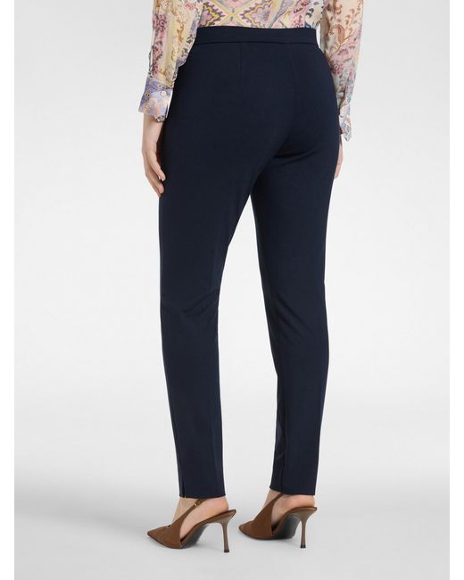 Pantaloni in punto Milano di Elena Miro in Blue