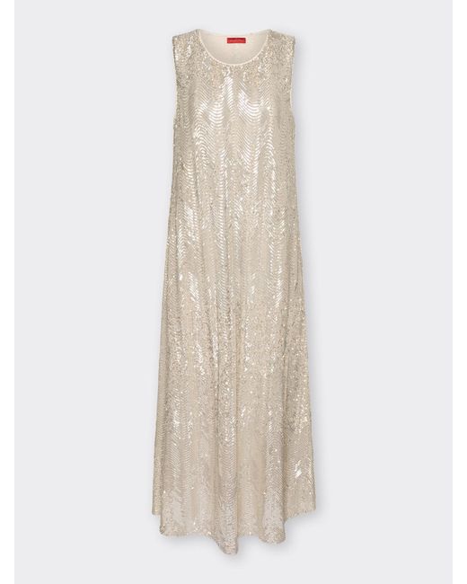 Abito in tulle con paillettes di Elena Miro in White