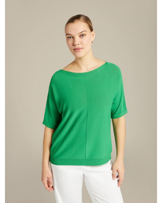 T-shirt in tricot di Elena Miro in Green