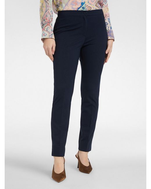 Pantaloni in punto Milano di Elena Miro in Blue