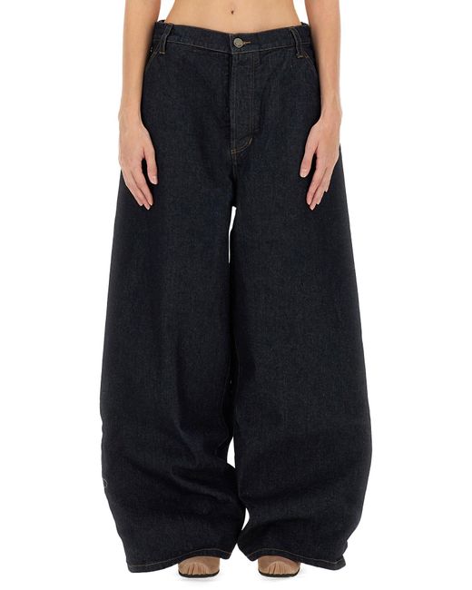 Uma Wang Blue Denim "Pod" Pants