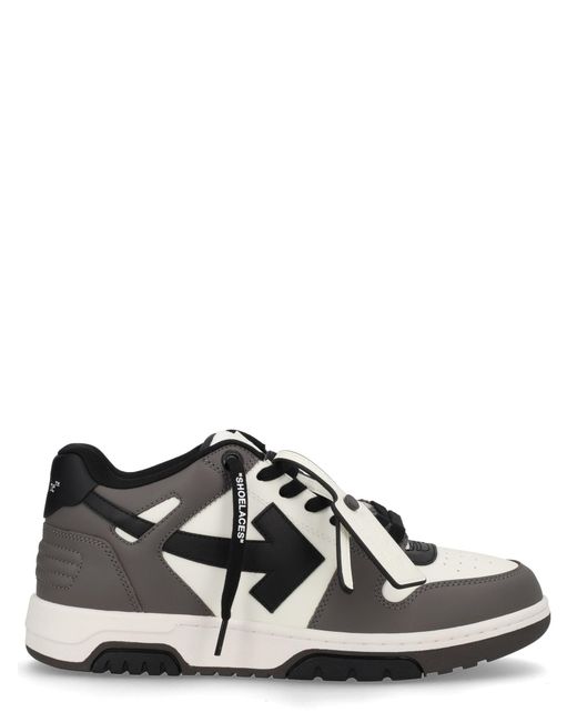 Off-White c/o Virgil Abloh Natural Out Of Office Calf Leather Sneakers for men