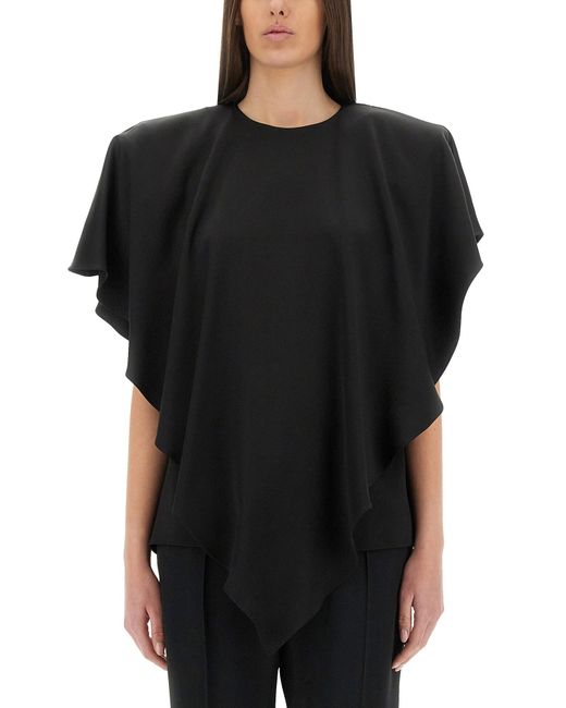 Stella McCartney Black Draped Top