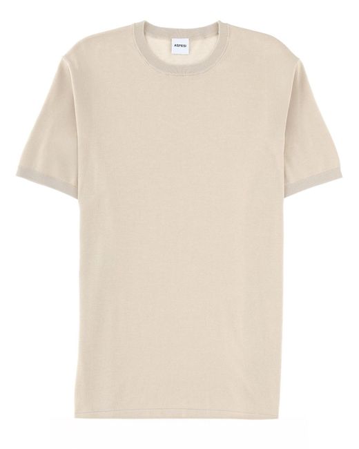 Aspesi Natural Cotton T-Shirt for men