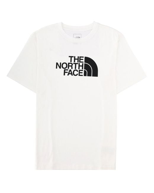 The North Face White Logo Crew Neck T-Shirt for men