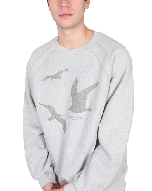 Felpa di Engineered Garments in Gray da Uomo