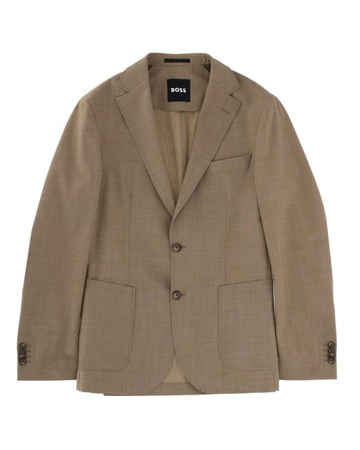 Boss Brown Premium Leather Jacket for men
