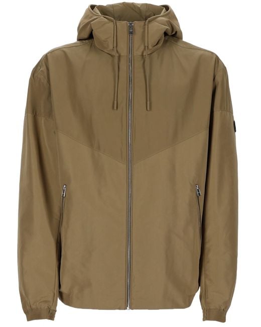 Boss Green Giacca Con Cappuccio E Zip for men