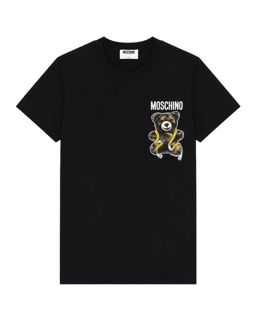 Moschino Black T-Shirt "Teddy"